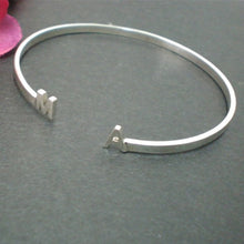 Load image into Gallery viewer, Personalized 2 Initials Bracelet Bangle

