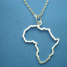 Load image into Gallery viewer, Africa Long Distance Relationship Pendant Necklace

