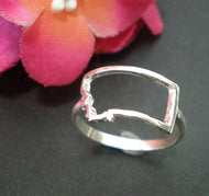 Montana State Outline Ring