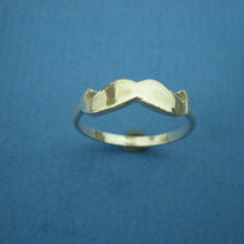 Load image into Gallery viewer, Silver Mustache Ring
