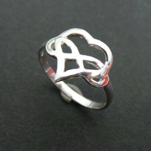 Load image into Gallery viewer, Polyamory Heart Infinity Ring
