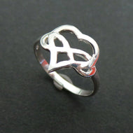 Polyamory Heart Infinity Ring