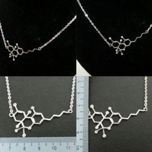 Load image into Gallery viewer, Silver THC Necklace
