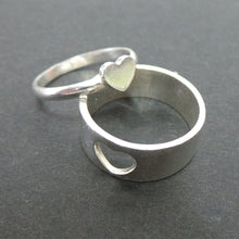 Load image into Gallery viewer, Silver Couple Set Promise Ring Set

