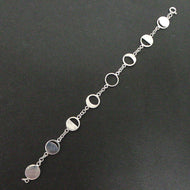 Silver Moon Phases Bracelet