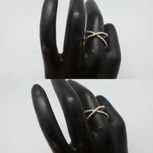 Load image into Gallery viewer, Sterling SIlver X Ring
