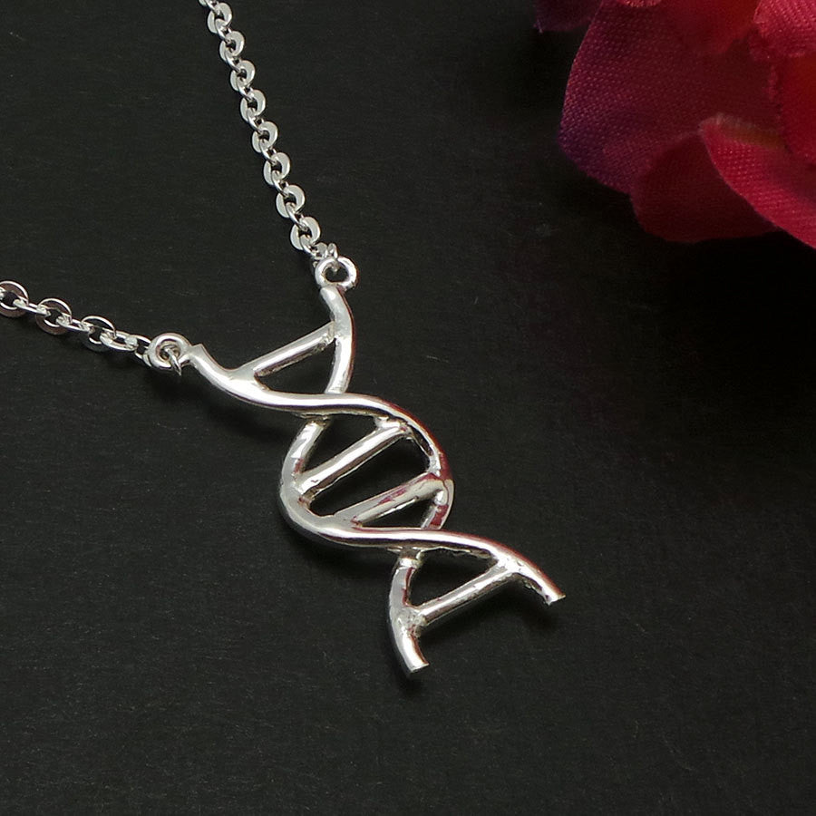 Sterling Silver DNA  Necklace