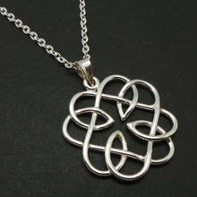 Load image into Gallery viewer, Celtic Father and Daugther Knot Necklace

