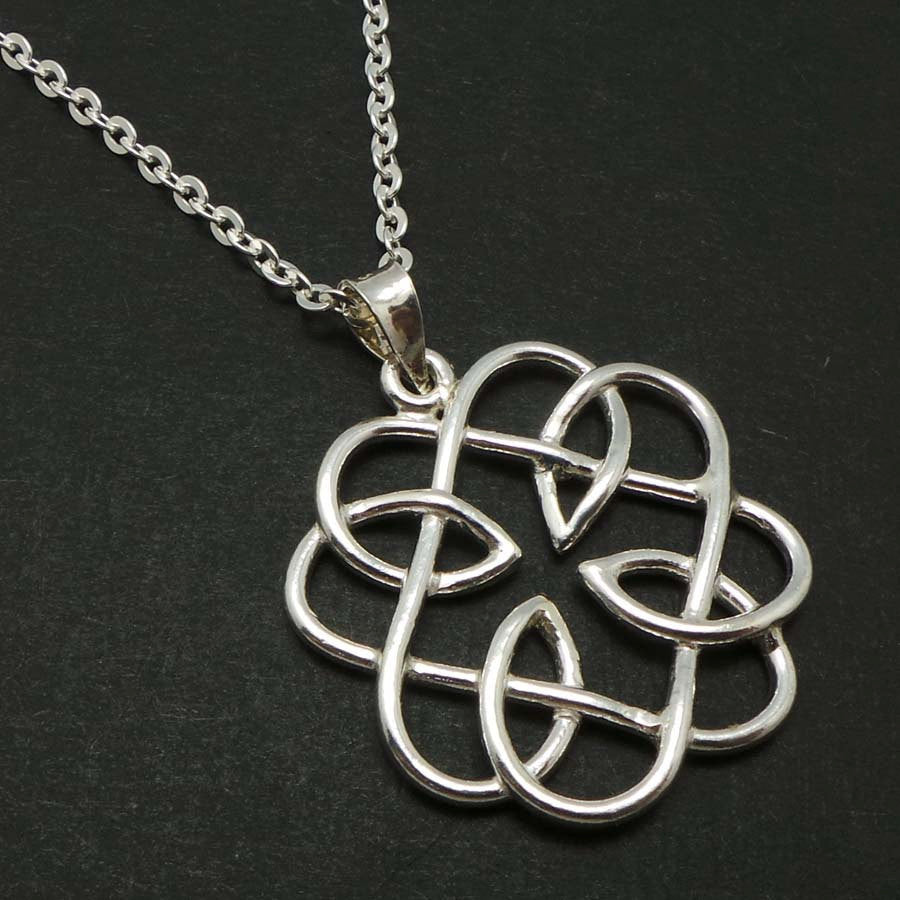 Celtic Single Spiral Necklace Pendant