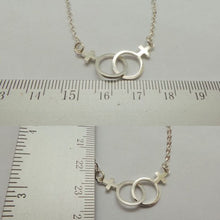 Load image into Gallery viewer, Silver Female Lesbian Necklace
