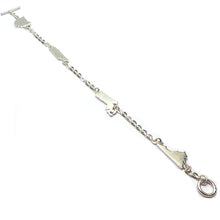 Load image into Gallery viewer, Silver Long Distance State Pride Bracelet
