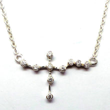 Load image into Gallery viewer, Silver Cygnus Constellation Necklace

