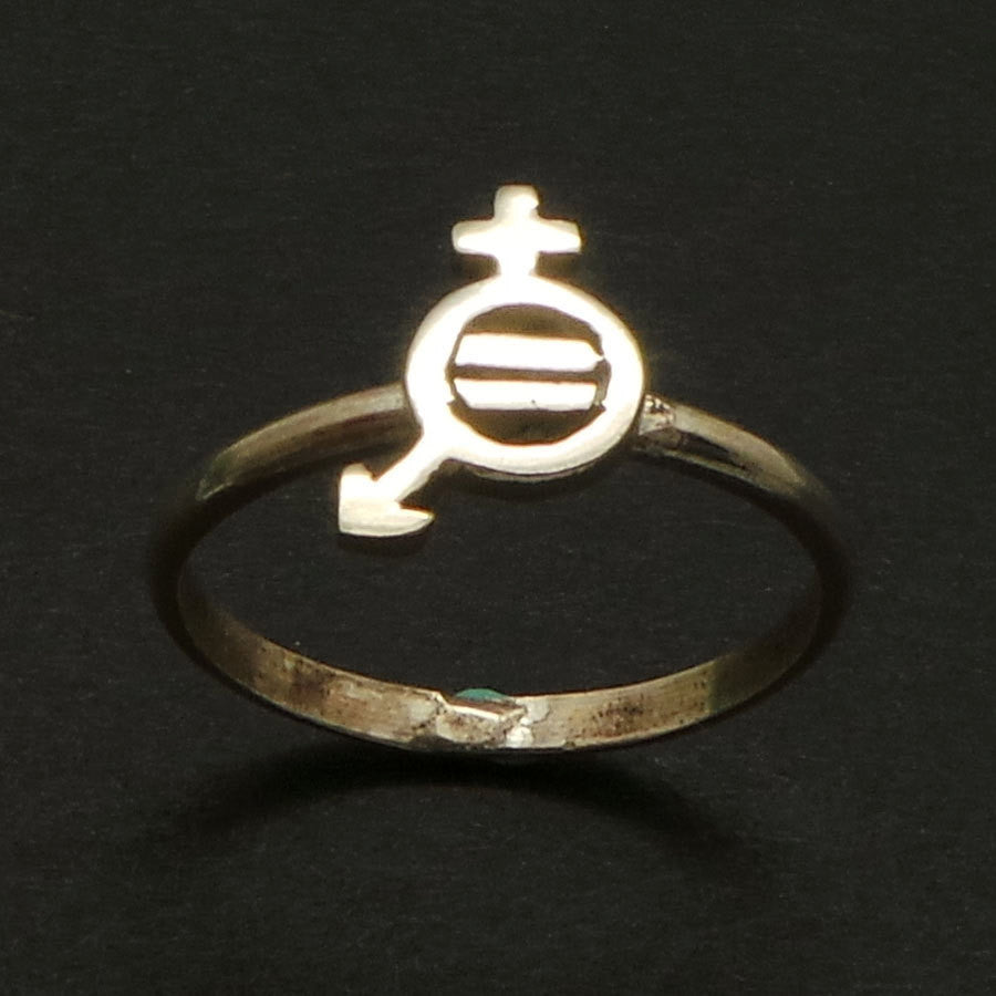 Silver Women Equality Ring