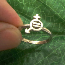 Load image into Gallery viewer, Silver Women Equality Ring
