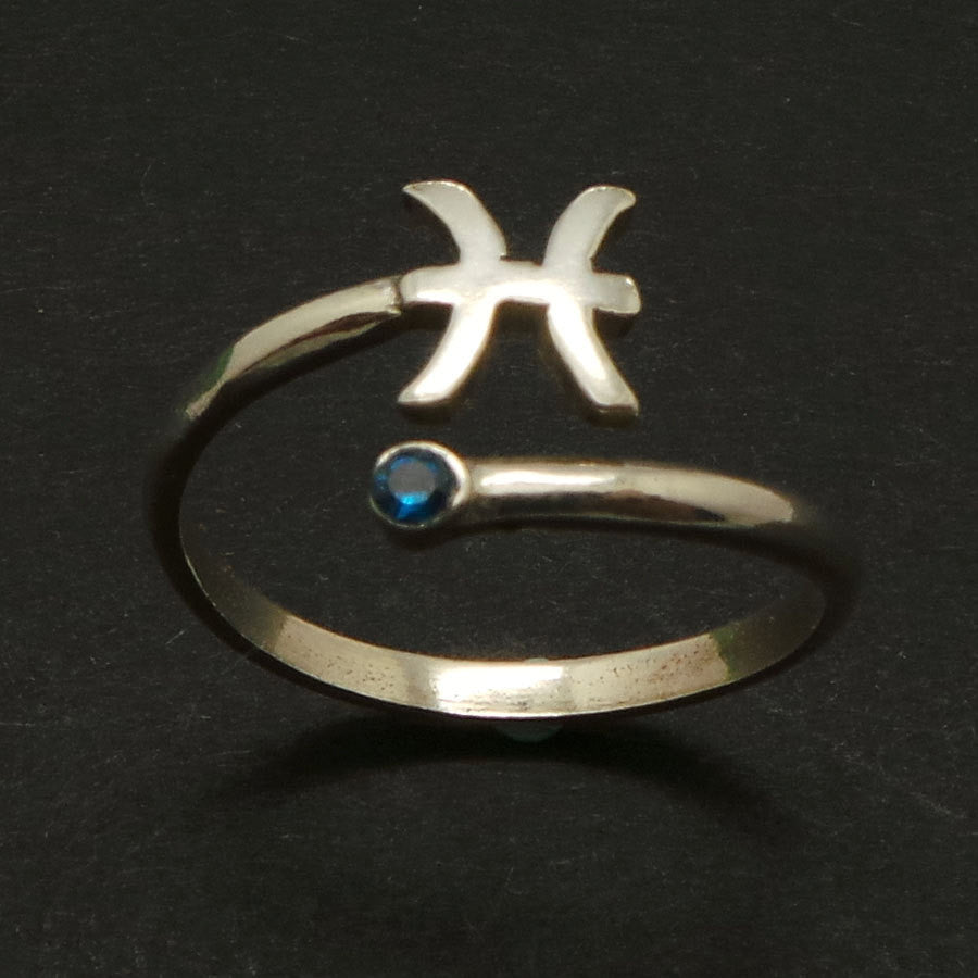 Zodiac Astrology Pisces Ring