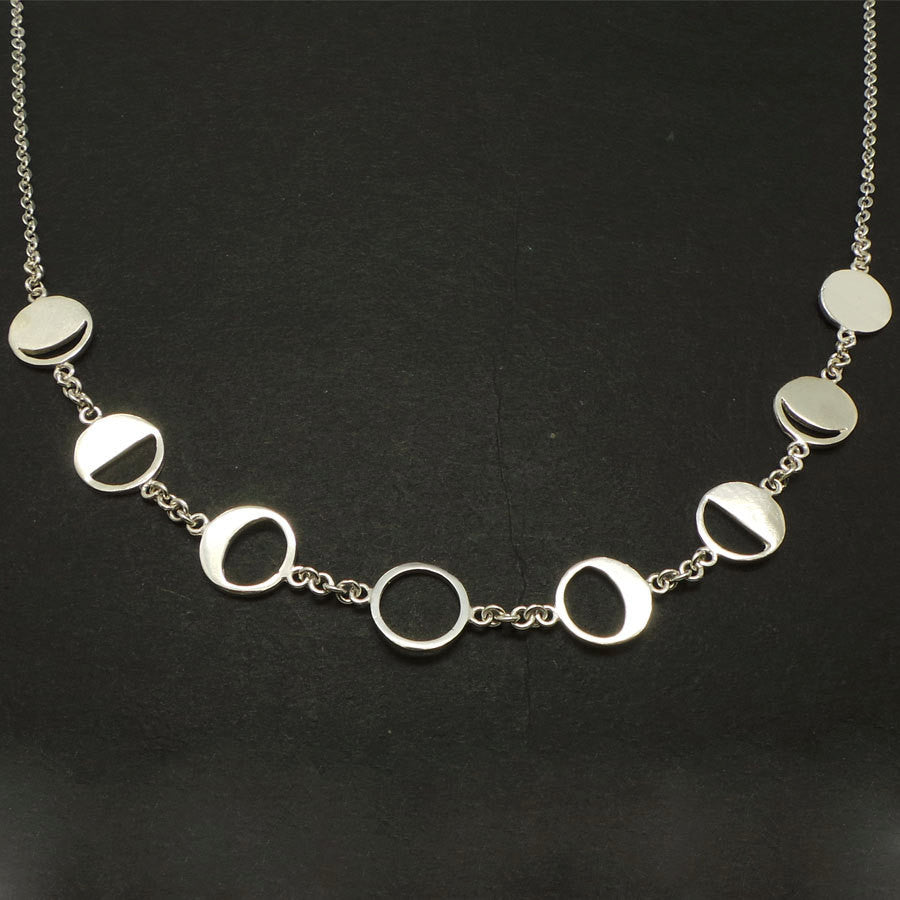 Moon Phases Necklace Choker