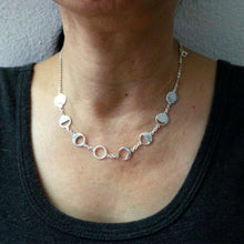Load image into Gallery viewer, Moon Phases Necklace Choker
