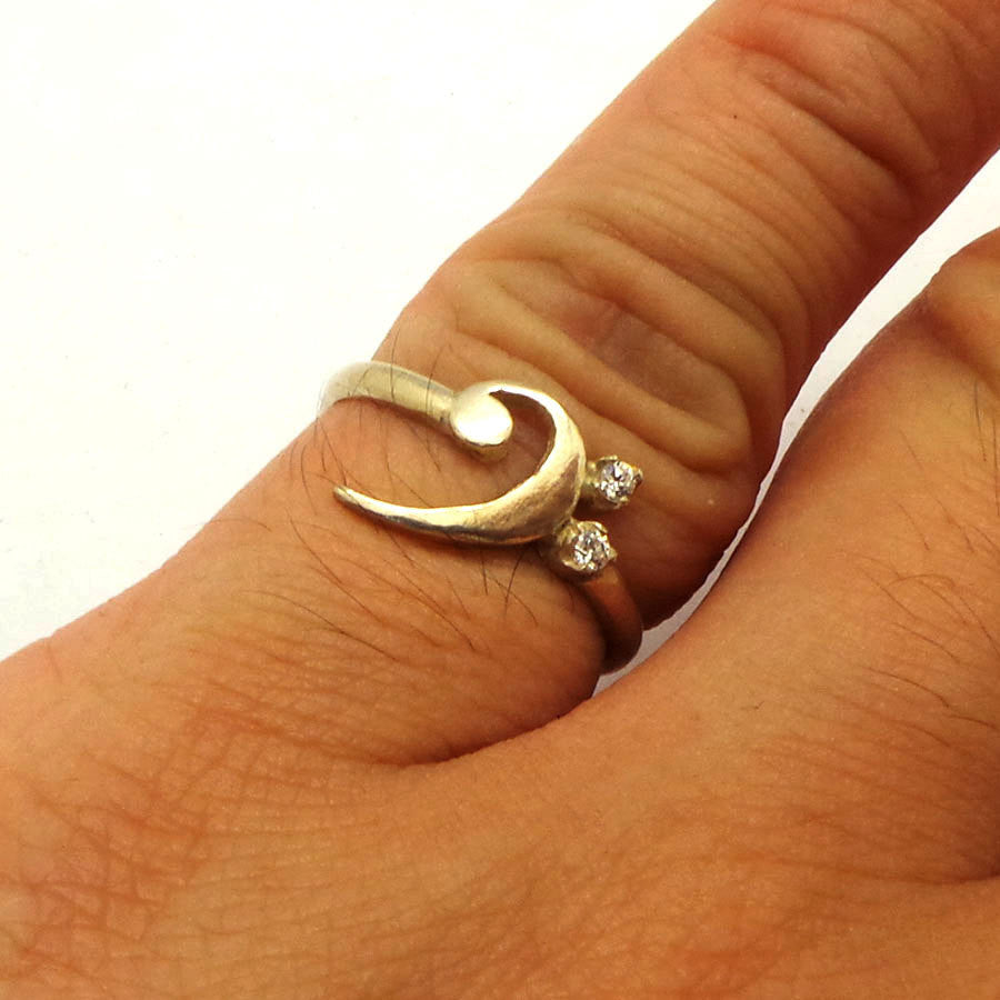 Music Note Bass Clef Ring