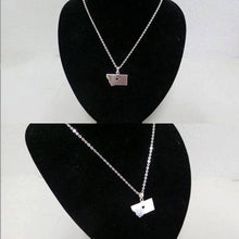 Load image into Gallery viewer, Silver Montana State Necklace
