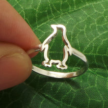 Load image into Gallery viewer, 925 Silver Penguin Ring
