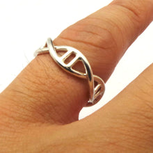Load image into Gallery viewer, Handmade Stering Silver DNA Ring
