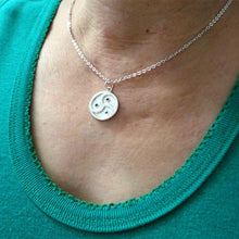 Load image into Gallery viewer, Silver BDSM Symbol Necklace
