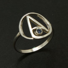 Load image into Gallery viewer, Sterling Silver Atheist Ring
