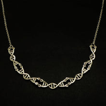 Load image into Gallery viewer, Silver Helix DNA Necklace
